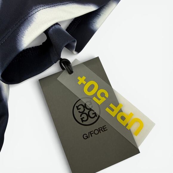 G FORE Blur Floral Tech Jersey Polo Mens XXL Performance Golf UPF 50 New - Picture 4 of 12